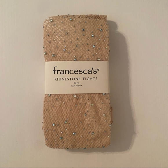 Crystal fishnet tights - Picture 2 of 3